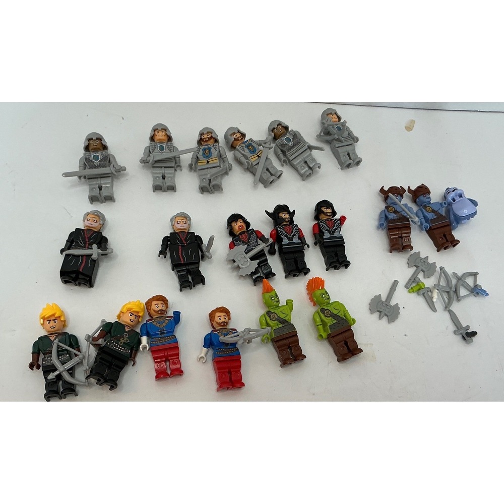 Fantasy Era‎ Castle Kingdom Minifigure Lot 19 Figures Weapons Accessories